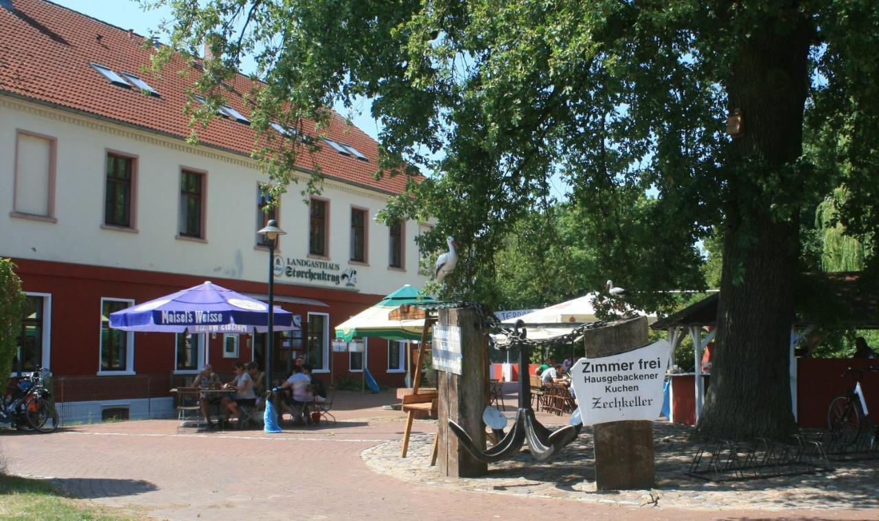 Landhotel Storchenkrug Ruhstadt Exterior foto